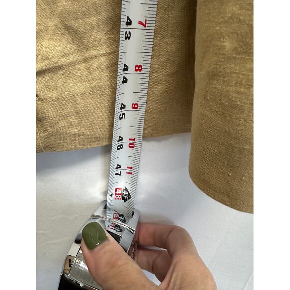 NWT Linen Blend Babydoll Midi with pockets Women Dress XL - Picture 7 of 12